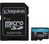 Pamov karta KINGSTON Canvas Go! Plus 64GB microSDXC + SD Adapter (SDCG3/64GB)