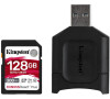 KINGSTON 128GB SDHC Canvas React Plus SD Kit karta + čtečka (MLPR2/128GB)