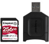 KINGSTON 256GB SDHC Canvas React Plus SD Kit karta + čtečka (MLPR2/256GB)