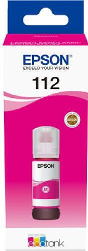 Epson 112 EcoTank Pigment Magenta ink bottle (C13T06C34A)