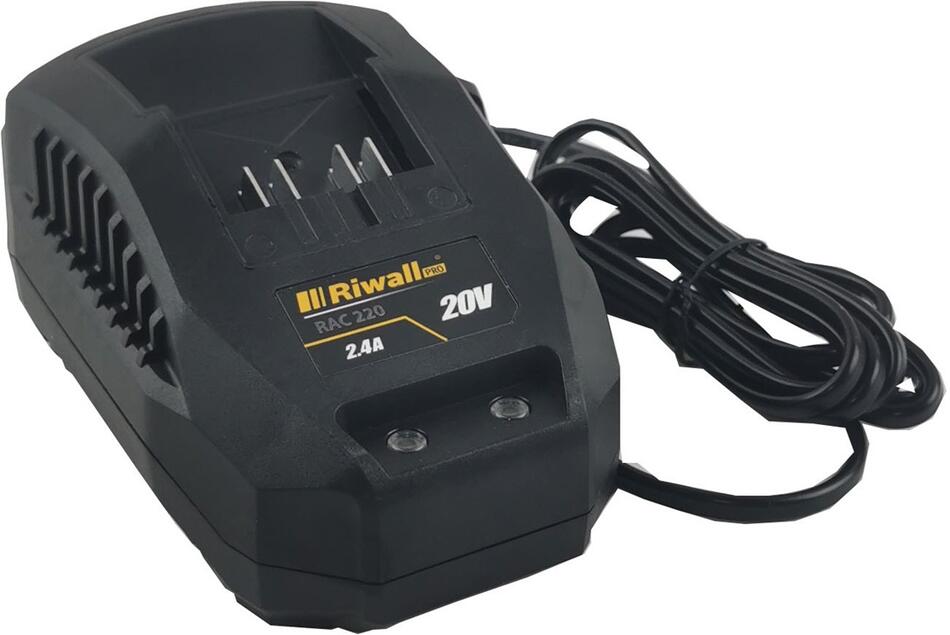 Riwall PRO RAC 220, nabíječka pro aku baterie 20 V (2,4 A)