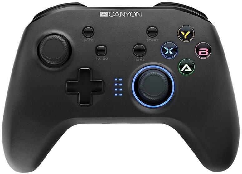 CANYON Bezdrátový gamepad GPW3 4v1 (Nintendo Switch, Android, PC, PS3) (CND-GPW3)