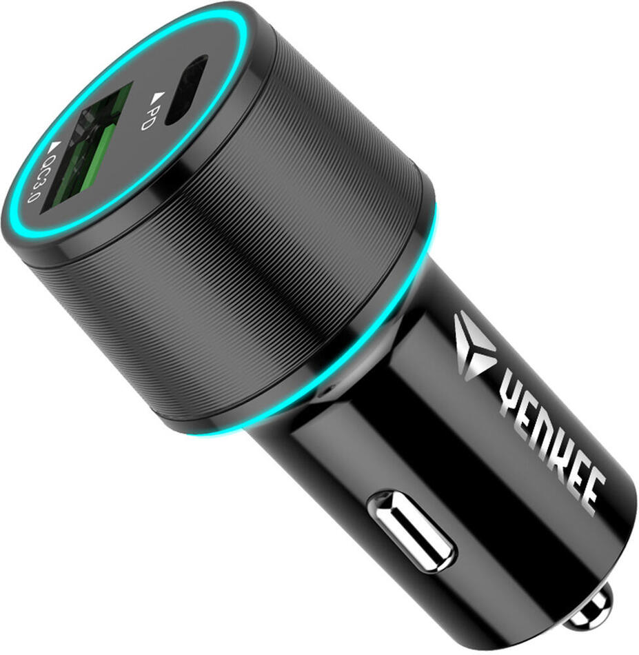 Nabíječka do auta Yenkee YAC 2142 QC 3.0 a PD 18W