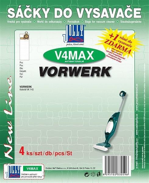 Sáčky do vysavače Jolly V 4 MAX (4ks) do vysav. Vorwerk VK 140