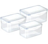 Dóza Tescoma FRESHBOX 3 ks, 0,9 - 1,6 - 2,4 l, hluboká