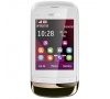 Mobilní telefon Nokia C2-02 - bílý/zlatý