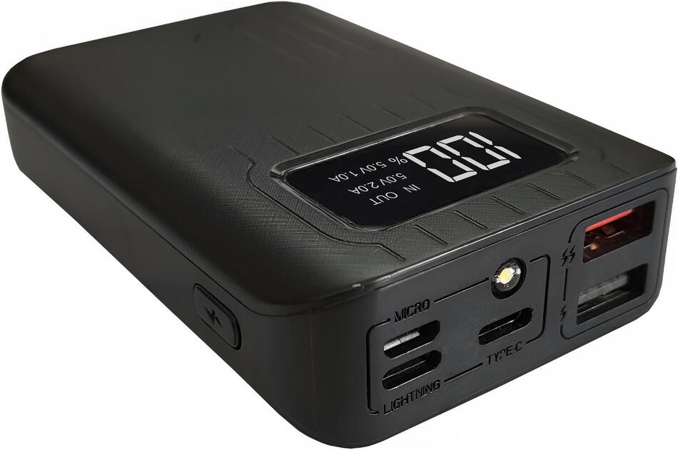 Viking powerbanka go10, 10000mAh, černá (VGO10B)