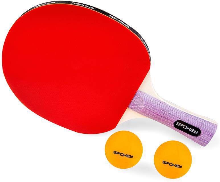 Spokey SMASH SET ** Pingpongová sada - 1 pálka, 2 míčky, pouzdro