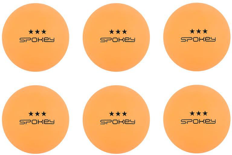 Spokey SPECIAL *** Pingpongové míčky, 6 ks, oranžové