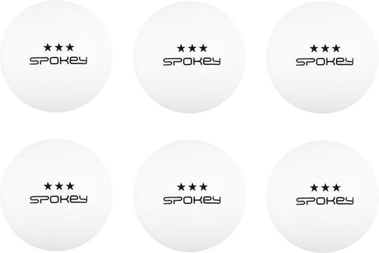 Spokey SPECIAL *** Pingpongové míčky, 6 ks, bílé