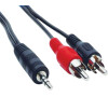 Kabel HADEX JACK 3.5 stereo/2xCINCH 10m