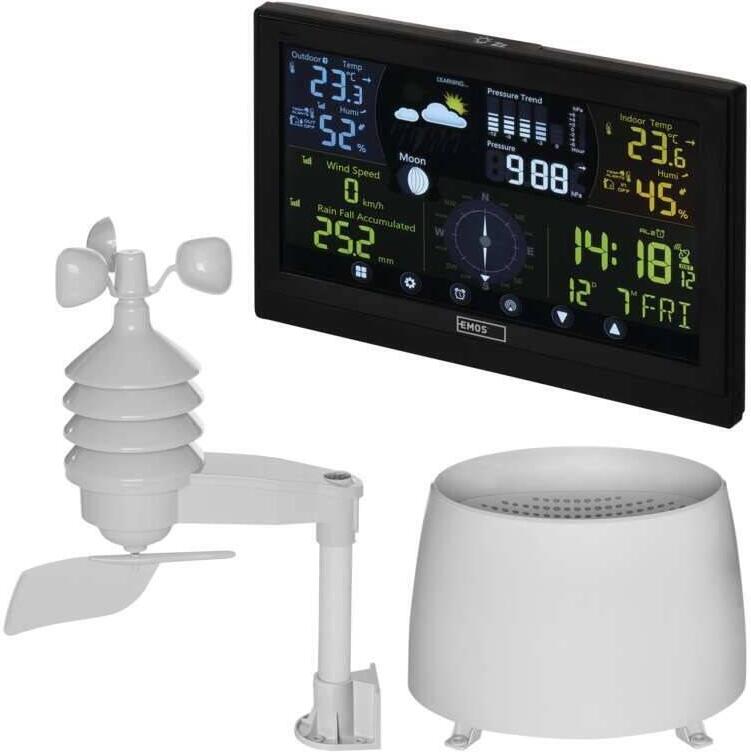 Emos bezdrátová meteostanice profi E6016 s anemometrem