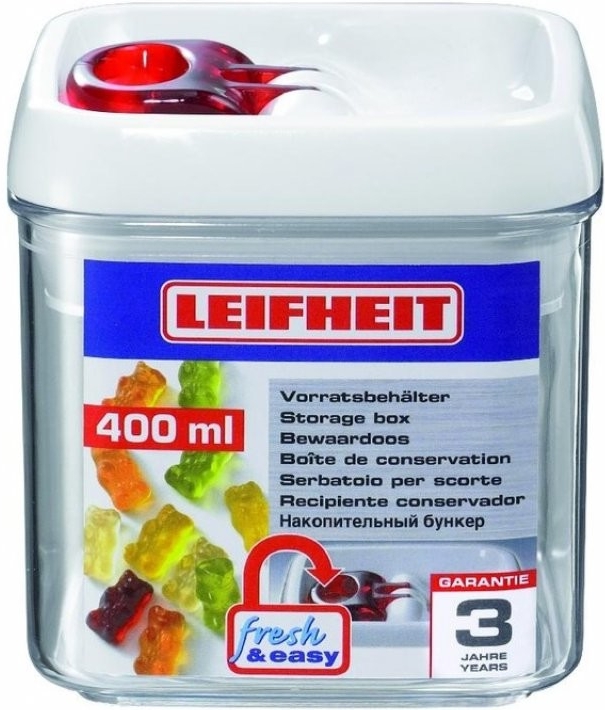Dóza na potraviny FRESH &amp; EASY hranatá 1600 ml LEIFHEIT