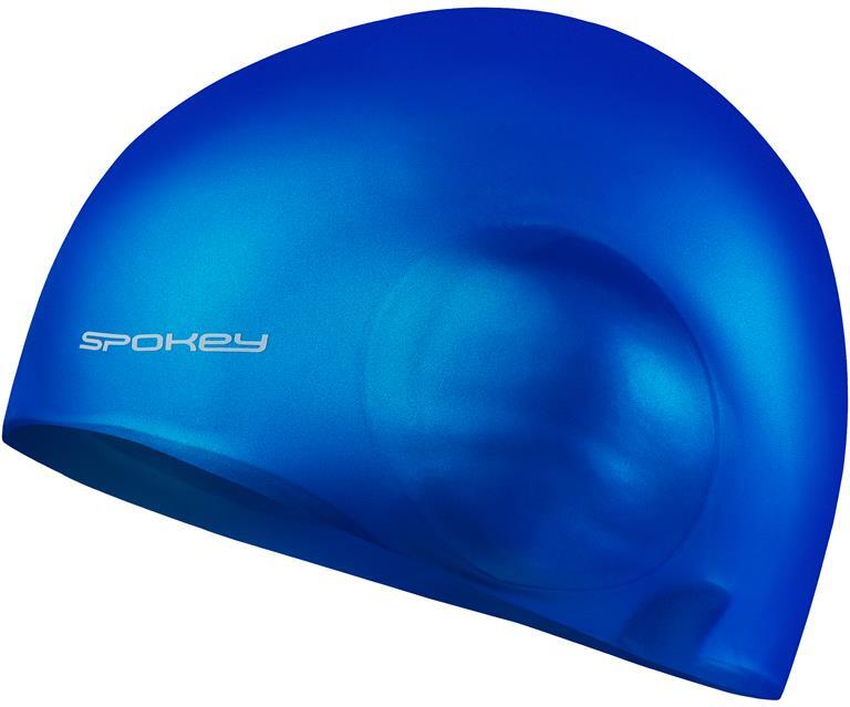 Spokey EARCAP Silikonová plavecká čepice, modrá
