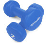 Spokey SHAPE Sada vinylových činek, 2 kg, modré