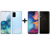 SET Samsung S20+ Blue + A20