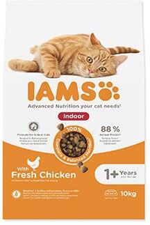 Iams Cat Adult Indoor Chicken 10kg