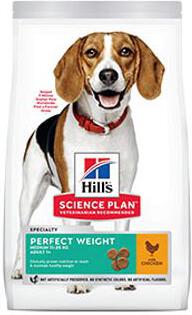 Hill's Can. SP Perfect Weight Adult Medium Chicken12kg