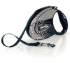 Vodítko FLEXI GLAM Splash Crystal M pás 5m/25kg černá