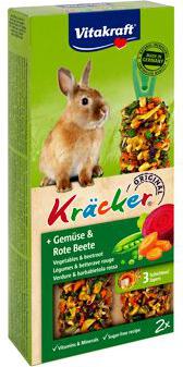 Vitakraft Rodent Kräcker Rabbit zel,č.řepa tyč 2ks