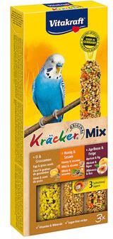 Vitakraft Bird Kräcker Andulka vejc/meruň/sez. tyč 3ks