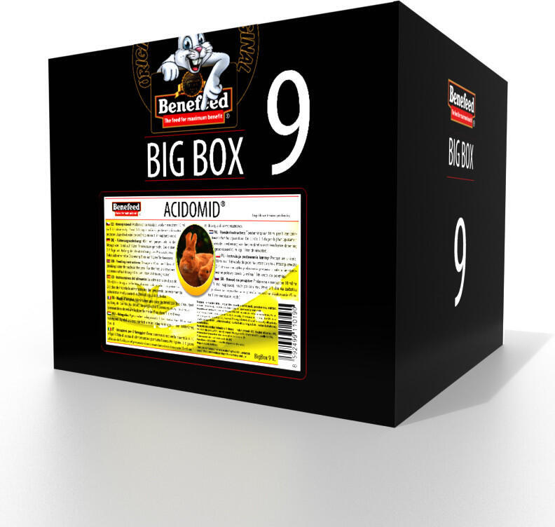 Benefeed Acidomid K králíci BigBox 9l