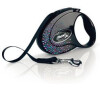 Vodítko FLEXI GLAM Splash Mystic S pás 3m/12kg černá