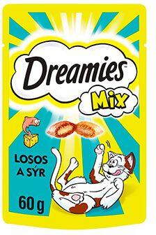 Dreamies kočka pochoutka s lososem a sýrem 60g