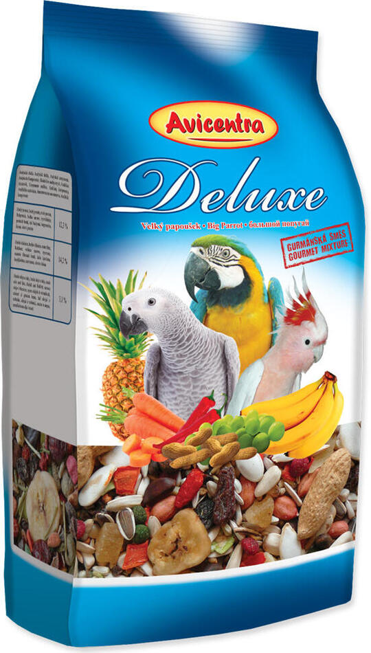 Avicentra Deluxe velký papoušek 1kg