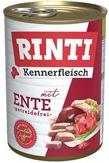 Rinti Dog Kennerfleisch konzerva kachní srdce 400g