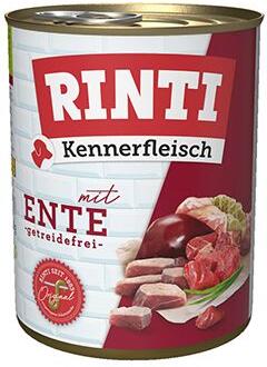 Rinti Dog Kennerfleisch konzerva kachní srdce 800g