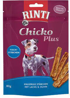 Rinti Dog Extra Chicko Plus pochoutka losos+kuře 80g