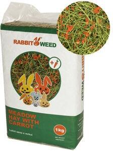 Rabbit Weed Seno luční s mrkví RabbitWeed 1kg/40l