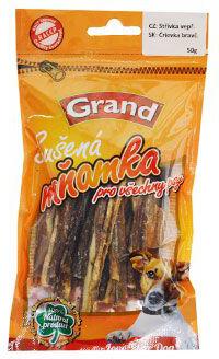 GRAND Dog poch. Suš. Mňamka střívka 50g