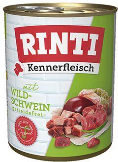Rinti Dog Kennerfleisch konzerva divočák 800g