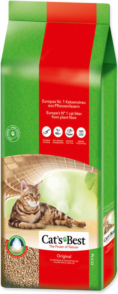 Beaphar Podestýlka Cats Best Original Kočkolit 40l