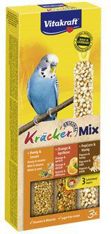 Vitakraft Bird Kräcker Andulka med/pom/popcorn tyč 3ks