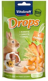 Vitakraft Rodent all poch. Carotties Drops 75g