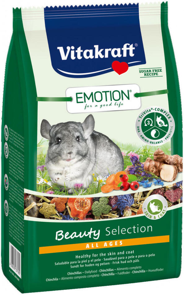 Vitakraft Rodent Chinchilla Emotion Beauty 600g