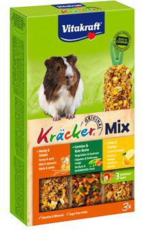 Vitakraft Rodent Guinea pig Kräcker honey/veg/citr 3ks