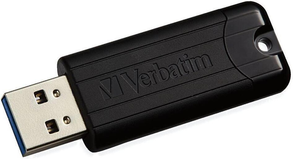 VERBATIM Flash disk Store 'n' Go PinStripe/ 32GB/ USB 3.0/ černá (49317)