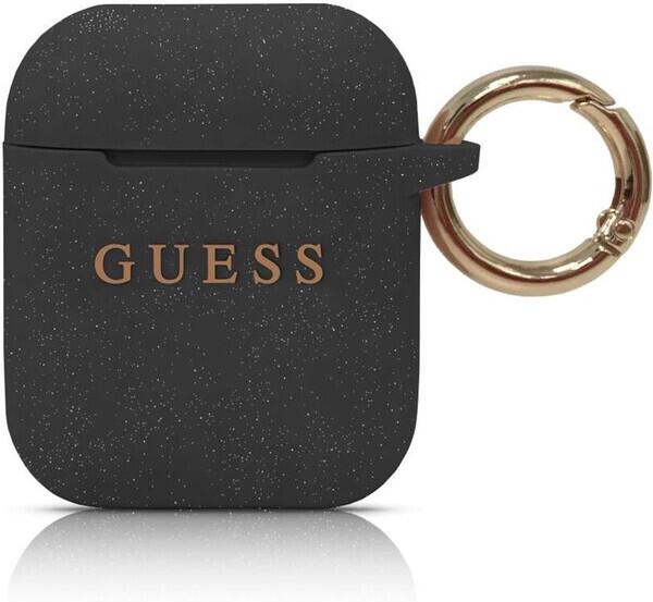Guess silikonový kryt Airpods černý