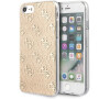 Guess Glitter 4G Solid kryt iPhone 7/8/SE (2020) zlatý