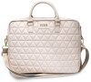 Guess Quilted brašna pro 15" notebook růžová
