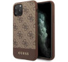 Guess 4G Stripe kryt iPhone 11 Pro hnědý