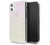 Guess Glitter Gradient kryt iPhone 11 růžový