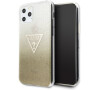 Guess Solid Glitter kryt iPhone 11 zlatý