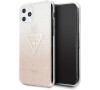 Guess Solid Glitter kryt iPhone 11 Pro Max růžový