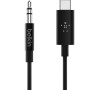 Belkin USB-C kabel s audio kabelem 1,8m černý