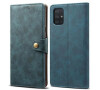 Lenuo Leather pro Samsung Galaxy A71, modrá
